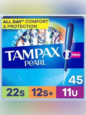 Tampax Pearl Tampons Multipack 45 Count NWT